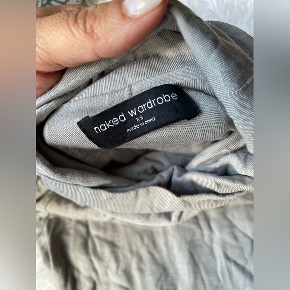 Naked wardrobe Turtleneck Midi Dress 🩶 - Picture 5 of 7